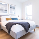 Bastille Condos Bedroom Light
