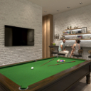 Guilden Condos Games Room Rendering Amenity